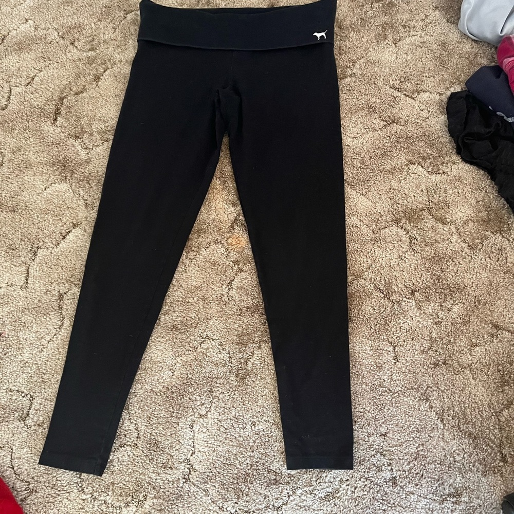 black leggings from PINK size small